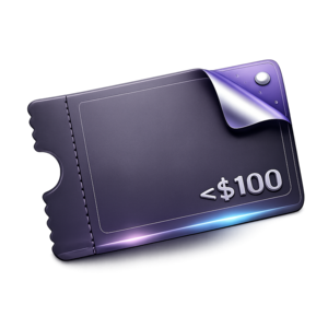 Under $100 icon