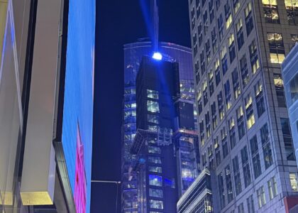 Planet Hollywood Ball Drop View from 42nd Street