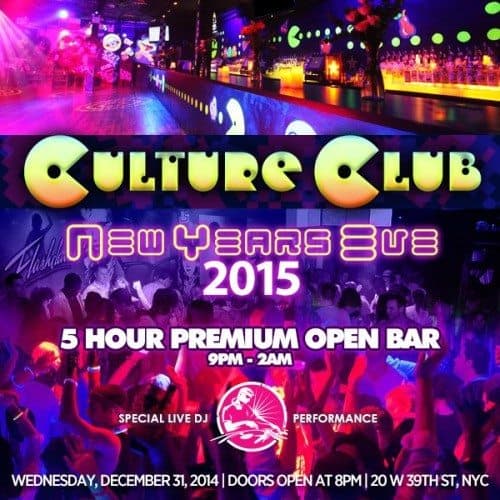 Culture Club New Years Eve