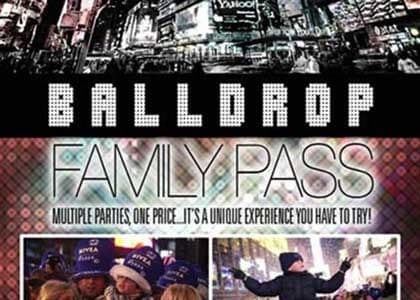 Times Square Ball Drop Family Pass