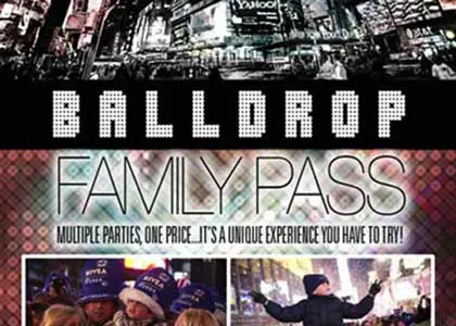 Times Square Ball Drop Family Pass
