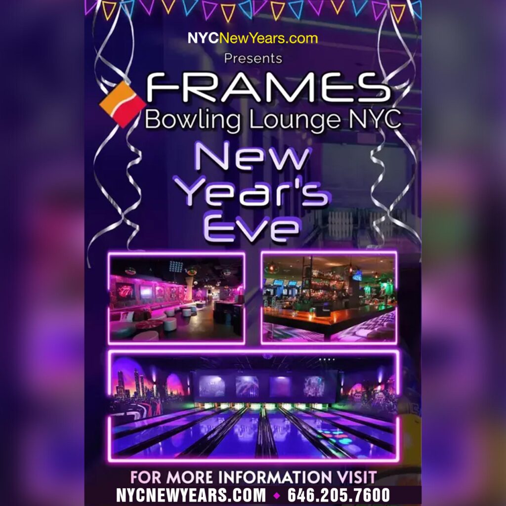 New Years Eve 2025 at Frames Bowling Lounge