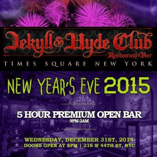 Jekyll Hyde Club New Years Eve