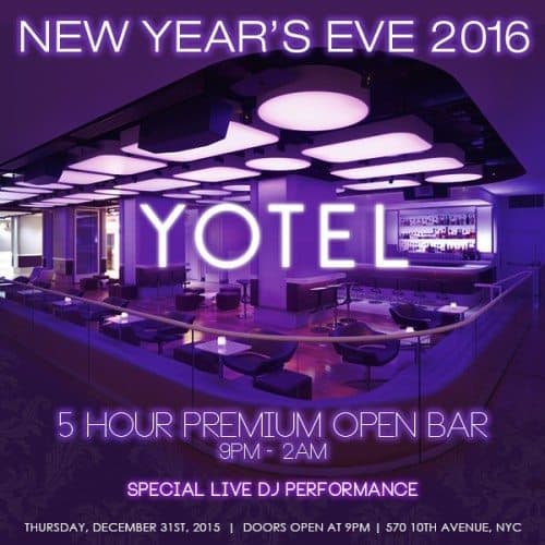 New Years Eve at Yotel