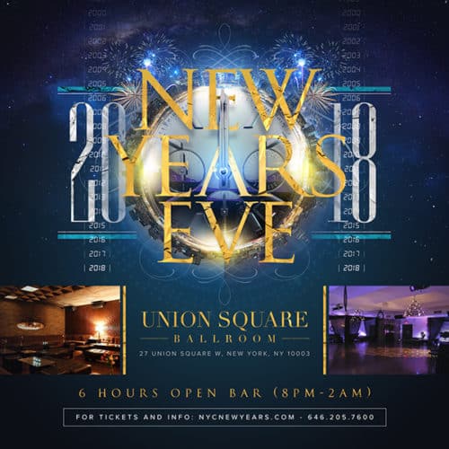 New Years Eve at Union Square Ballroom