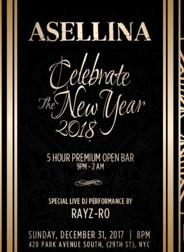 asellina gansevoort park ave new year's eve