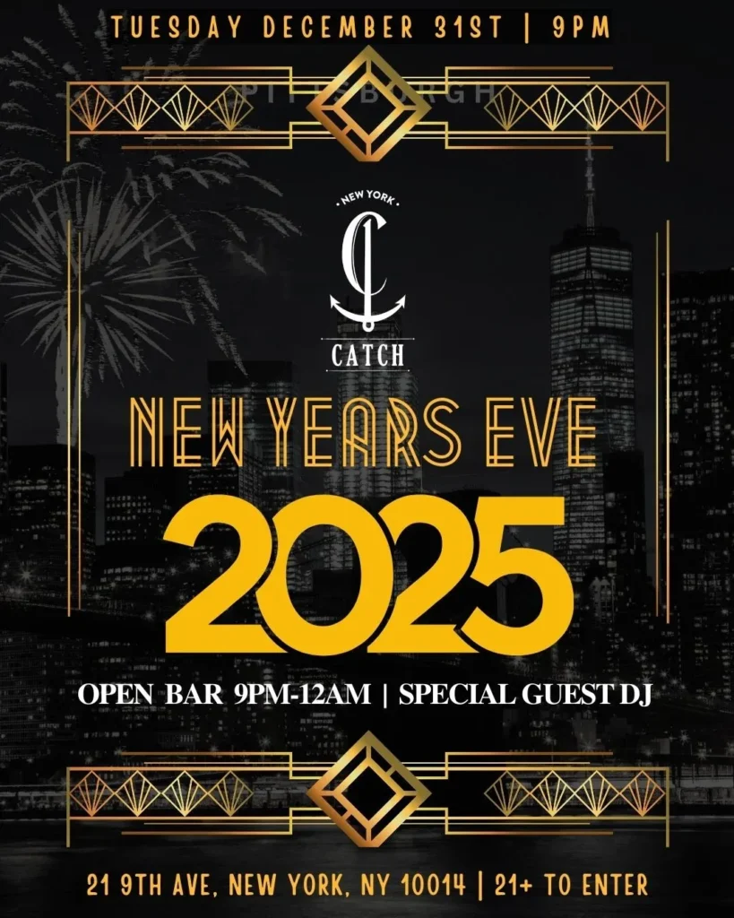 new years eve at catch rooftop