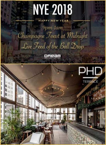 new years eve at phd terrace in dream midtown