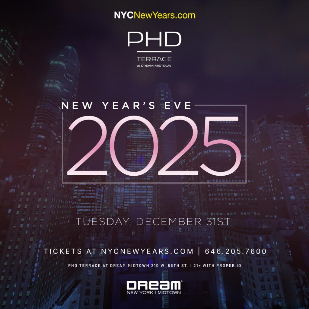 new year's eve at phd terrace at the dream hotel midtown 