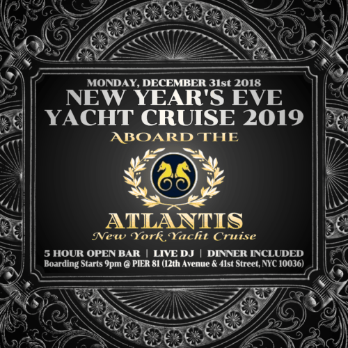 New Years Eve Atlantis Yacht