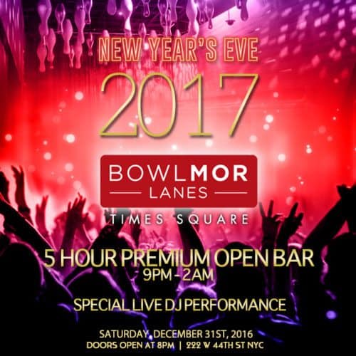 New Years Eve at Bowlmor