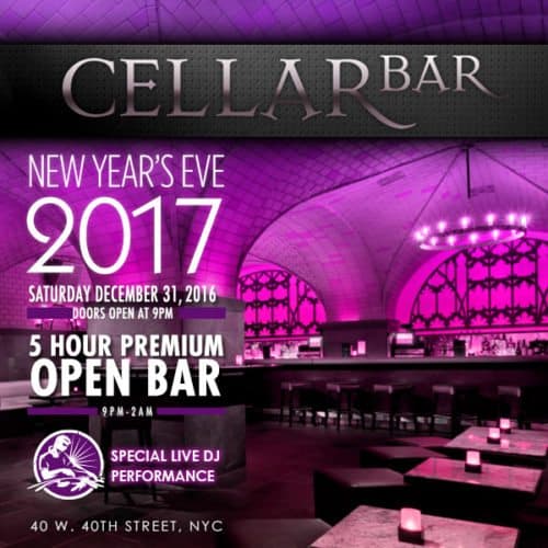 New Years Eve at Cellar Bar