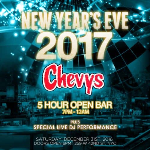 New Years Eve at Chevys