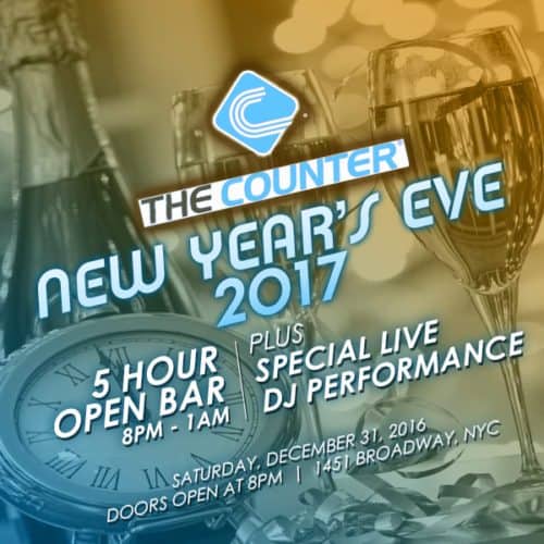 New Years Eve at The Counter