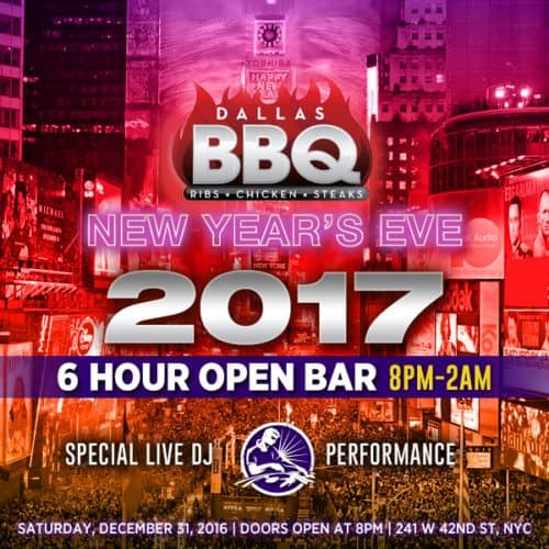 New Years Eve at Dallas BBQ