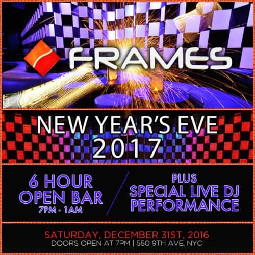 New Years Eve at Frames