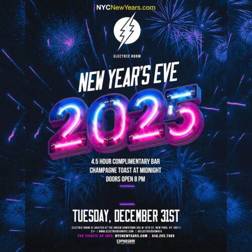 new year's eve at electric room nyc