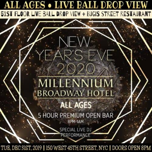 <span>Family Friendly New Years Eve at the Millennium Hotel (51st Fl)</span><br/>