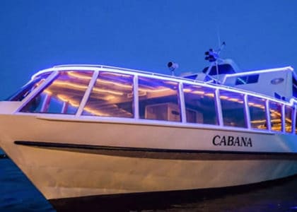 New Years eve aboard the Cabana Yacht NYC