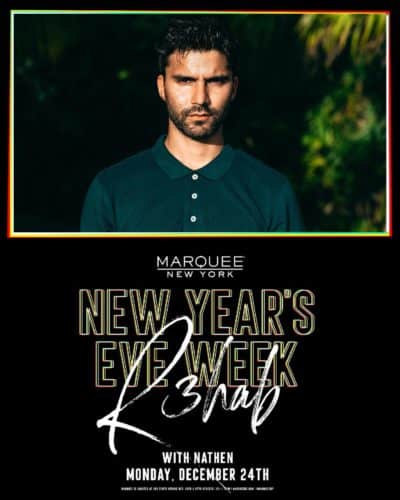 christmas eve at marquee nyc with R3hab