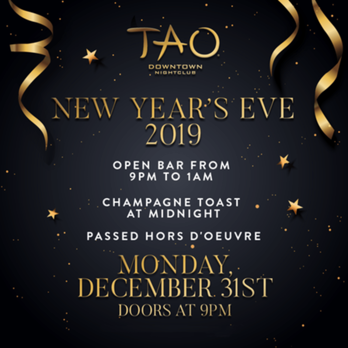 2024 Tao Downtown New Year’s Eve Party