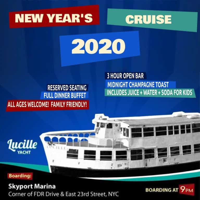 2022 Family New Years Eve Cruise in NYC 646.205.7600