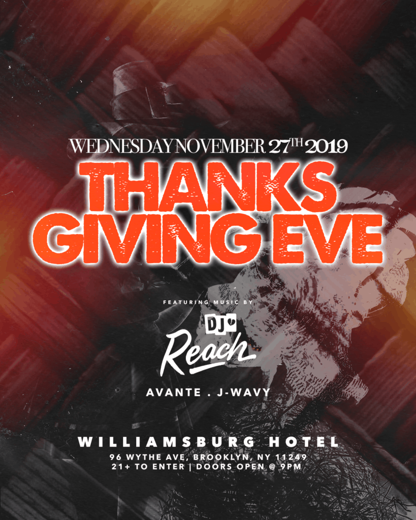 thanksgiving eve 2019 at the williamsburg hotel