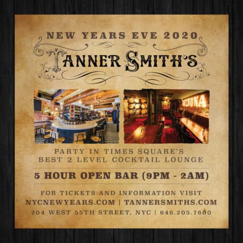 Tanner Smiths New Years Eve Party in Times Square NYC NYE