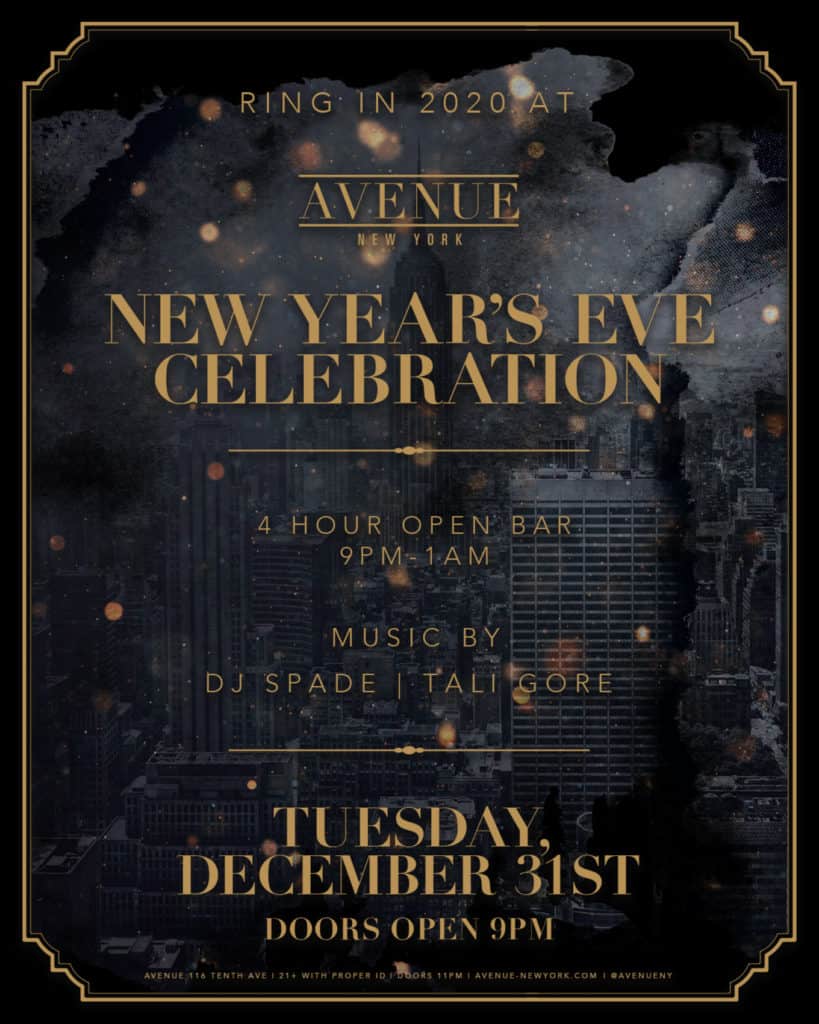 New Years Eve at Avenue New York (CLOSED)