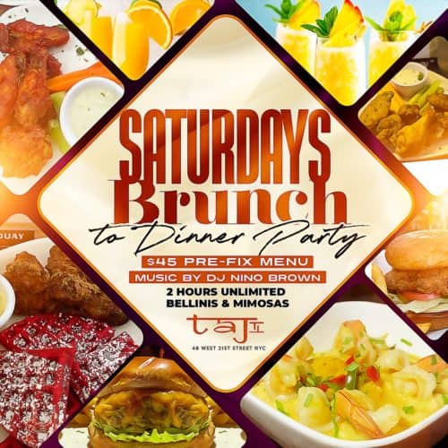 <span>NYC Brunch at Taj Lounge</span><br/>