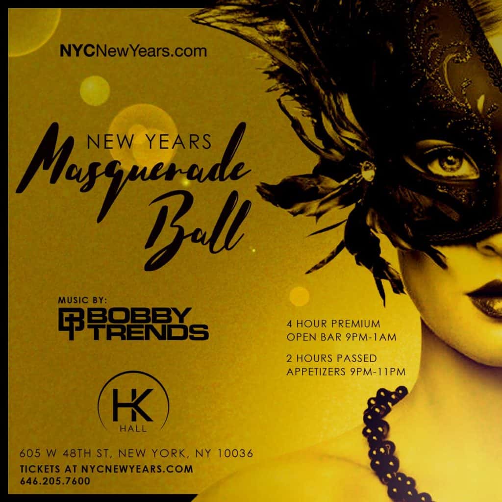 new years eve 2022 at hk hall nyc, formerly stage 48