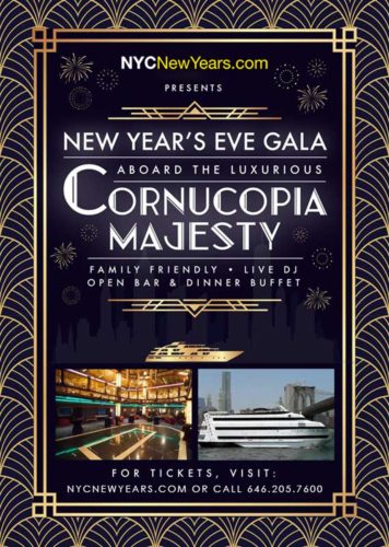 Cornucopia Majesty New Year's Eve Cruise