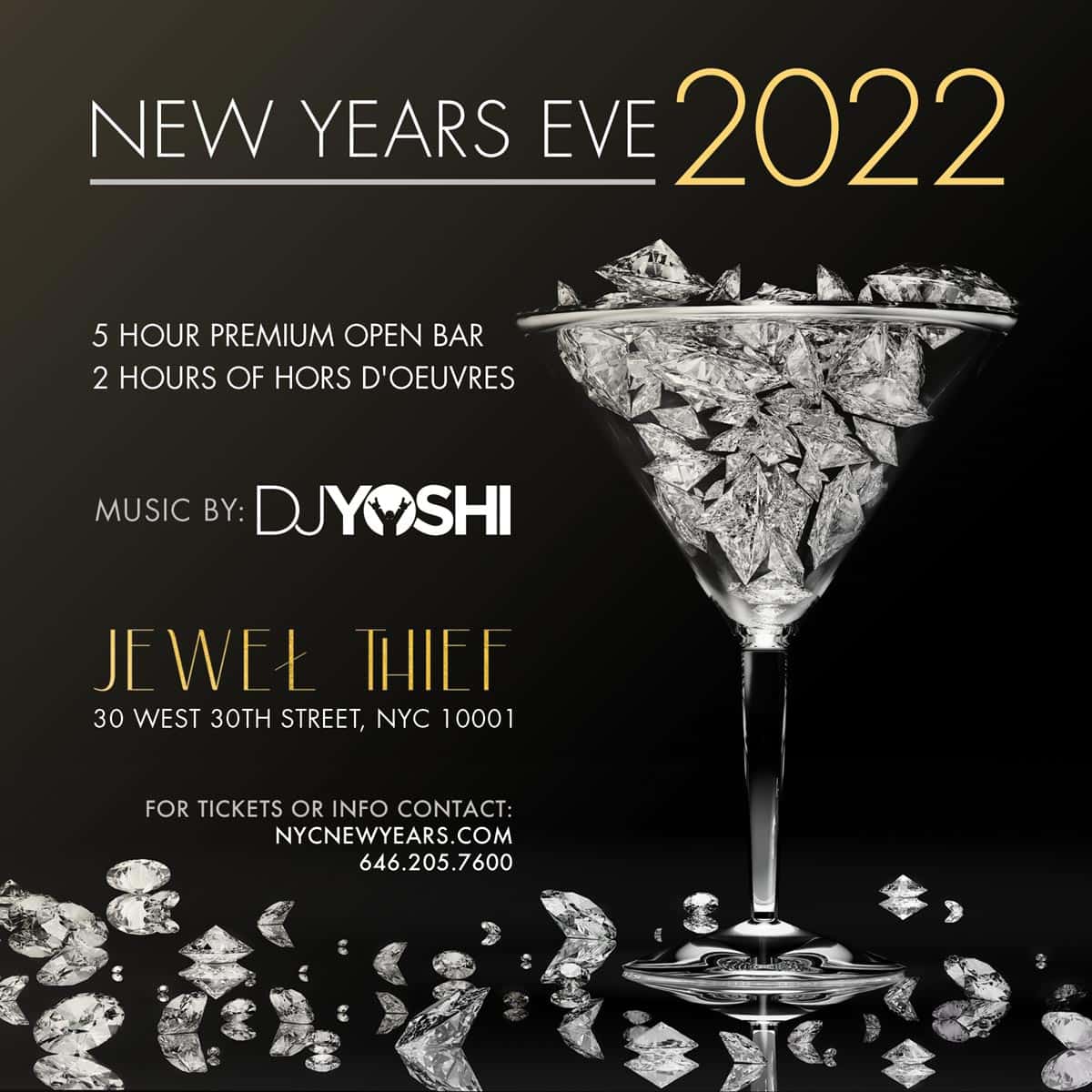 Jewel Thief NYC New Year’s Eve