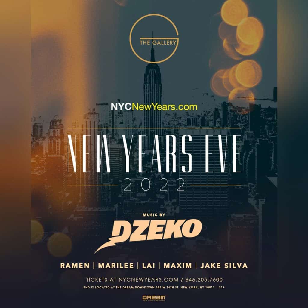 dream hotel downtown new years eve 2022 w/ dj dzeko