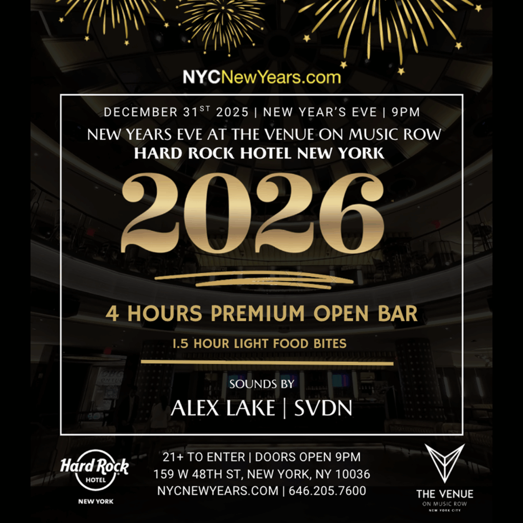 2026 Hard Rock hotel New Years Eve party