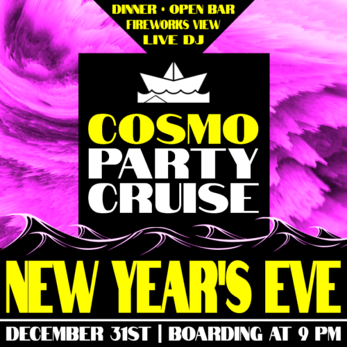 new years eve party cruise aboard cosmo yacht
