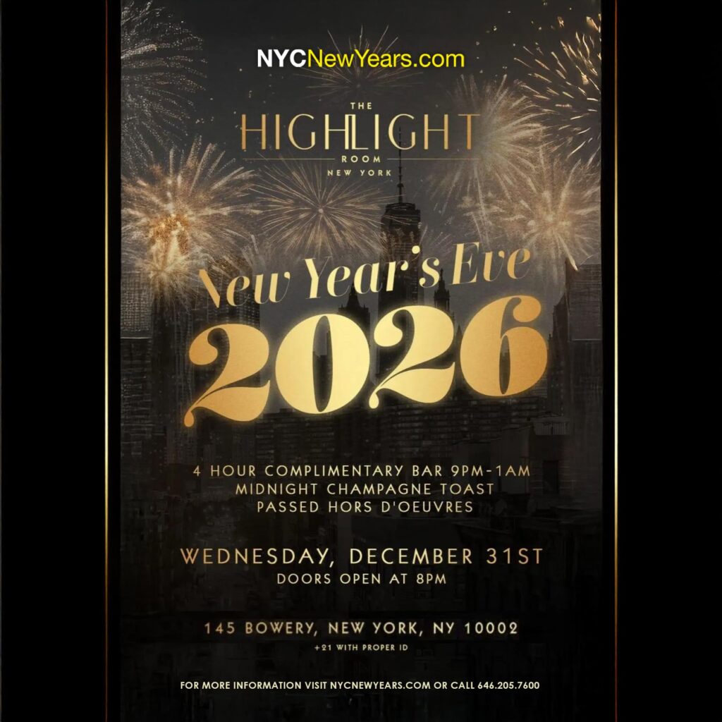 2026 Highlight Room New Years Eve party
