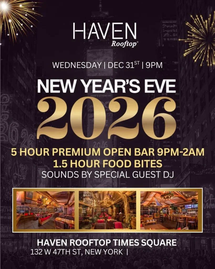 new years eve at haven rooftop