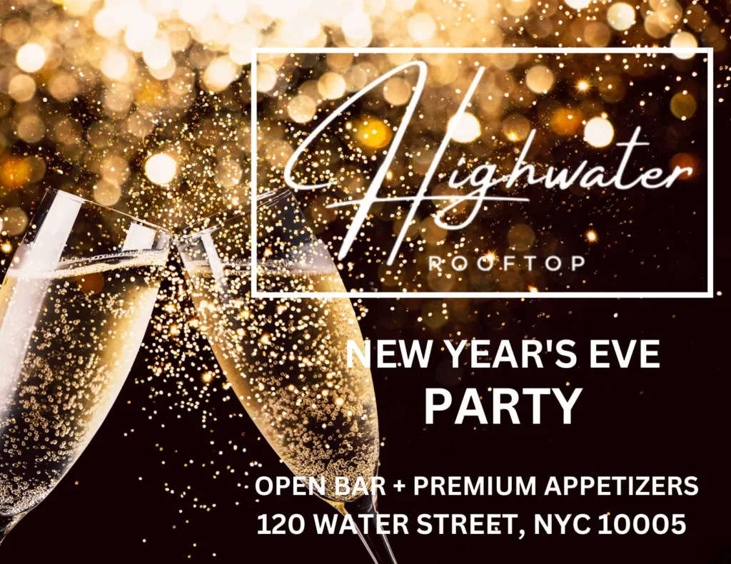 new years eve party at highwater rooftop