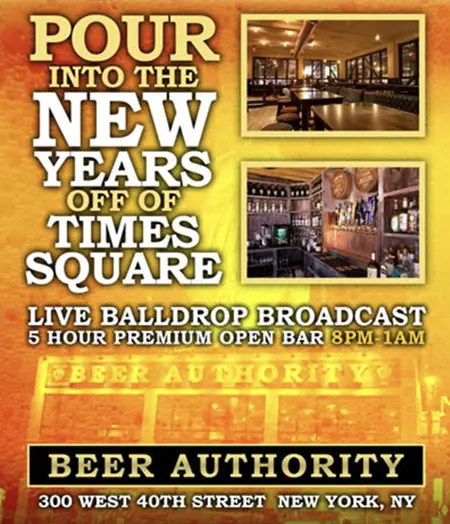 NYE at Beer Authority