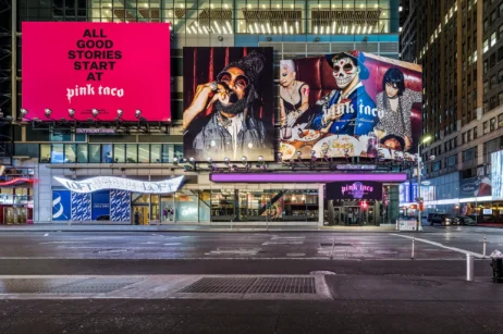 pink taco times square