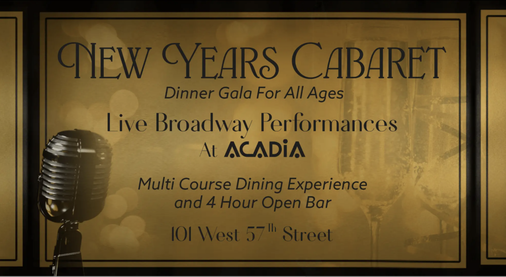 acadia nyc new year's eve 2025