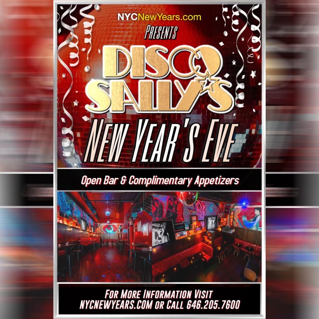 2026 Disco Sallys New Years Eve party