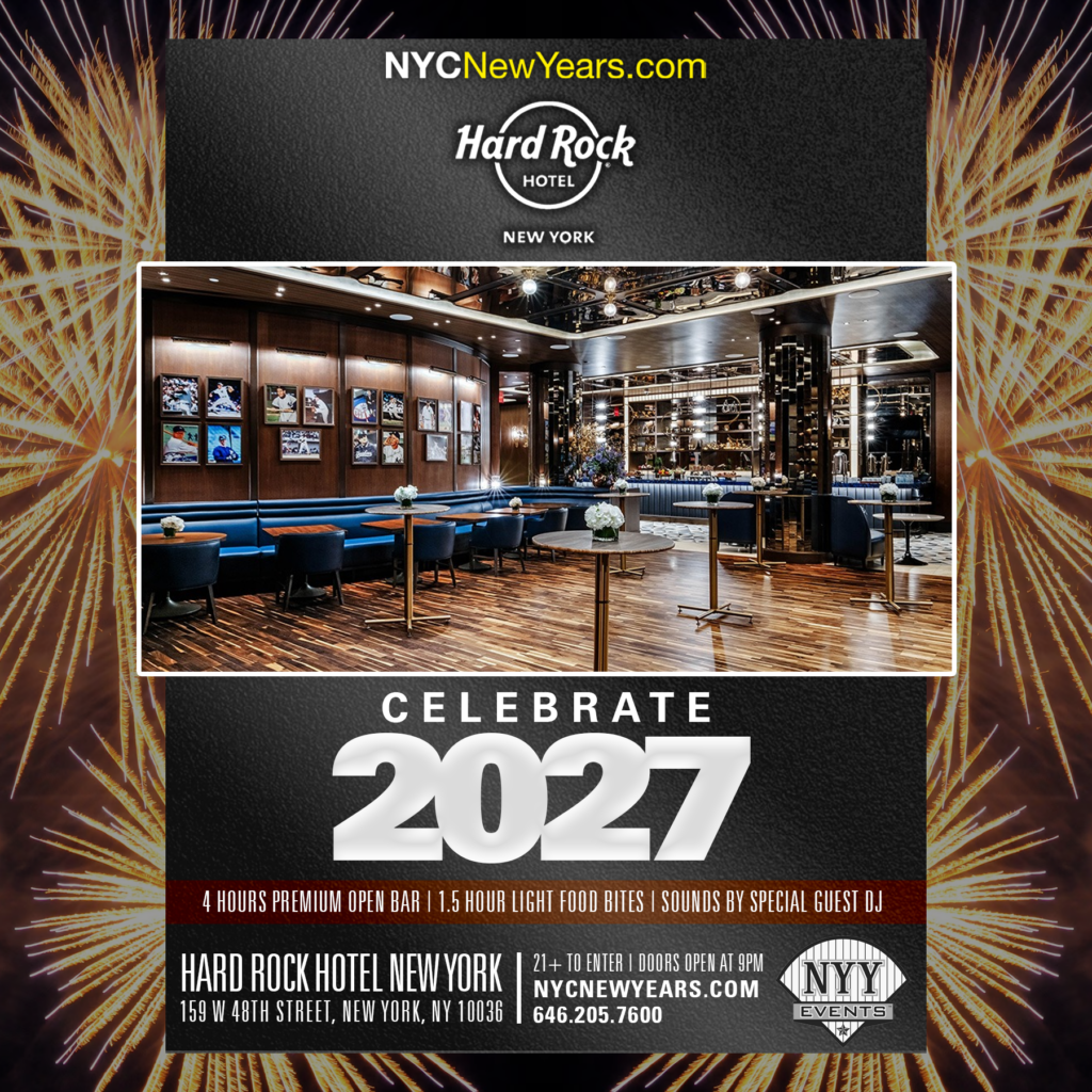 2027 NYE at NYY Lounge NYC